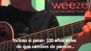I don&#39;t want to let hyou go- Weezer cover, subtitulado