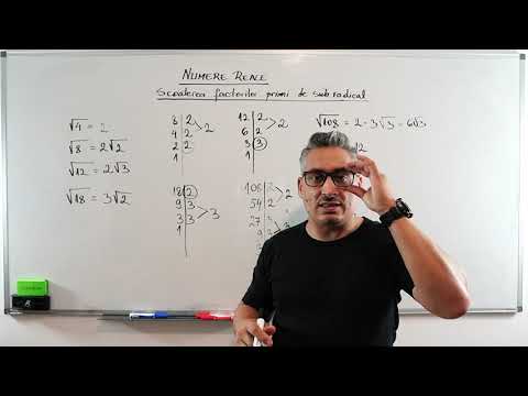 Profu mate - demo clasa a 7-a - Scoaterea factorilor de sub radicali/descomp. prod. factori primi