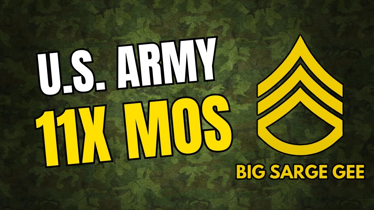 US Army 11X MOS | Infantry Candidate