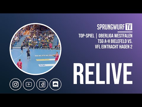 [RE-LIVE] Top-Spiel: TSG A-H Bielefeld vs. VfL Eintracht Hagen 2 | SPRUNGWURF.TV