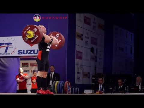 Nico Muller (77) - 178kg Clean and Jerk @ 2017 European Championships