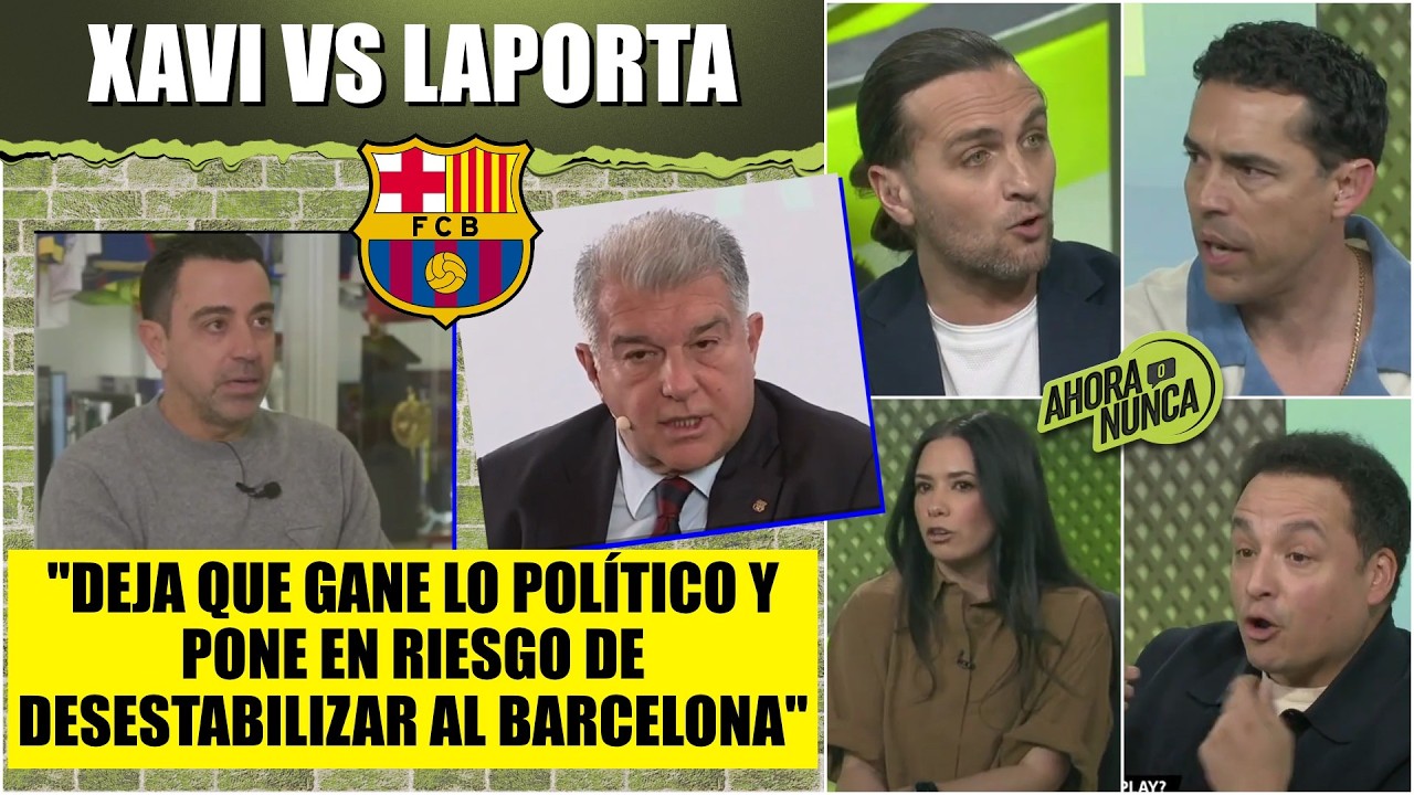 Xavi TRAICIONA al BARCELONA al ACUSAR a LAPORTA en medio de un buen momento | Ahora o Nunca