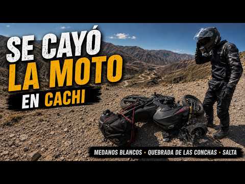 SE ME CAYÓ LA MOTO EN CACHI | De Cafayate a Cachi, Salta