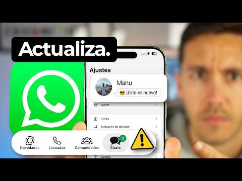 NUEVA Actualización de WhatsApp para iPhone 🔥 Liquid Glass, Multicuenta y más NOVEDADES
