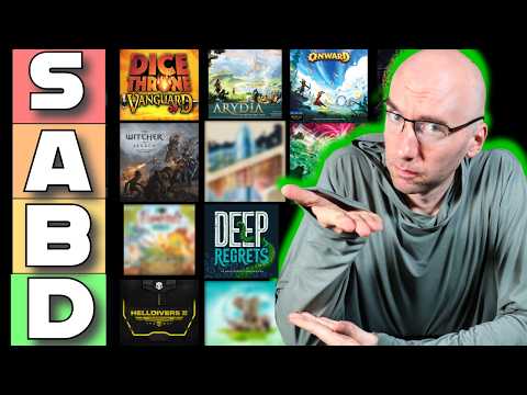 Tier Ranking the Best Board Games of 2025! Best Board Game Year!?