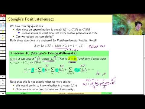 MAE509 (LMIs in Control): Lecture 17, part B - The Dark Art of the Positivstellensatz