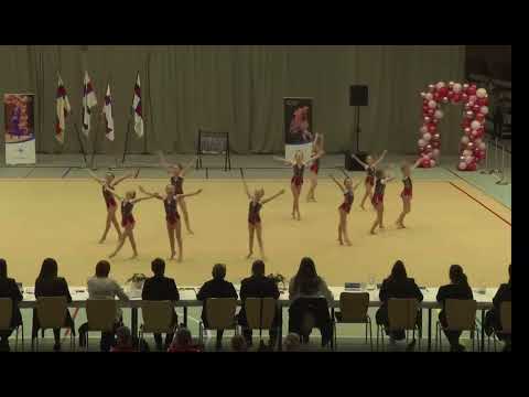 Pinkur Lilja fyrra steypakapping í estetiskum fimleiki 2024