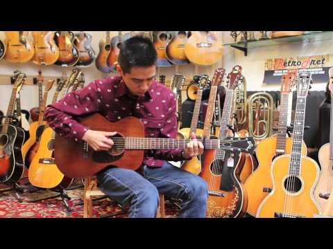 The "Nick Drake" guitar: 1963 Guild M-20 at Retrofret Guitars