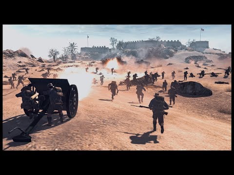 HUGE OTTOMAN FORTRESS SIEGE - 1918 Fort Battle!