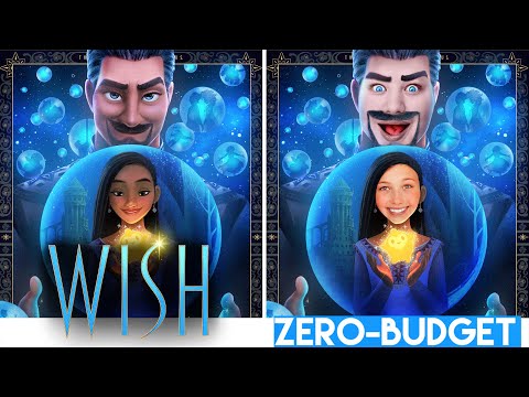 WISH With ZERO BUDGET! Disney Wish Official Trailer MOVIE PARODY By KJAR Crew!