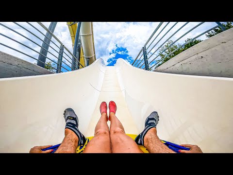 High UpHill Water Slide at Istralandia Croatia