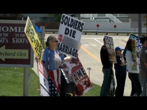 Westboro Baptist Church Protest at Fort Zumwalt East
