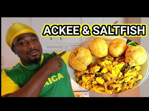 Ackee and Saltfish Recipe with fried Dumplings| how to make Jamaican Ackee and Saltfish