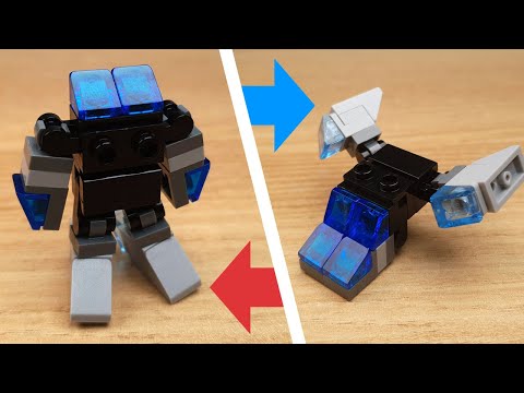 [LEGO Mini Robot Tutorial] Triple Changer Transformer Mech/ミニレゴ変身ロボ/미니 레고 변신로봇