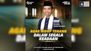 Download lagu LIVE | Agar Hidup Tenang Dalam Segala Keadaan | Ustadz Abdul Somad mp3