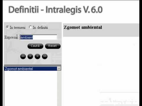 Software legislativ - Definitii cautare