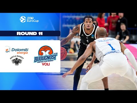 Dolomiti Energia Trento vs. Buducnost VOLI Podgorica | Round 11| EuroCup Basketball 2025-26