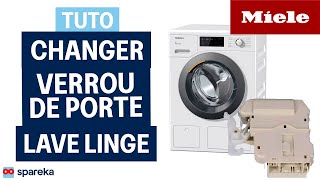 Changer le verrou de porte d’un lave-linge Miele