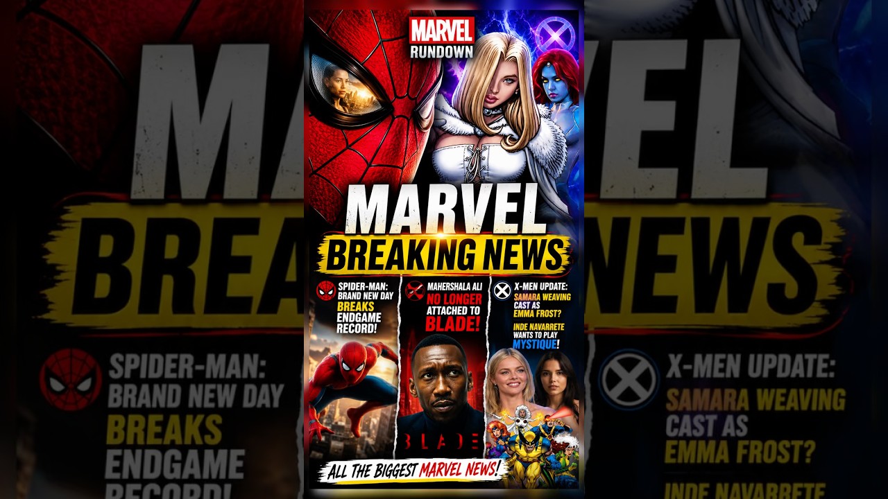 Marvel BREAKING NEWS! Spider-Man BREAKS Endgame Record, Blade Implodes & X-Men Casting Revealed