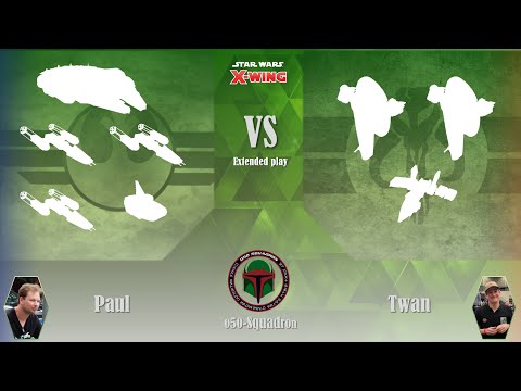 050-Squadron X-wing 2.5 Batrep - #159 force dyad tournament, list practice match.