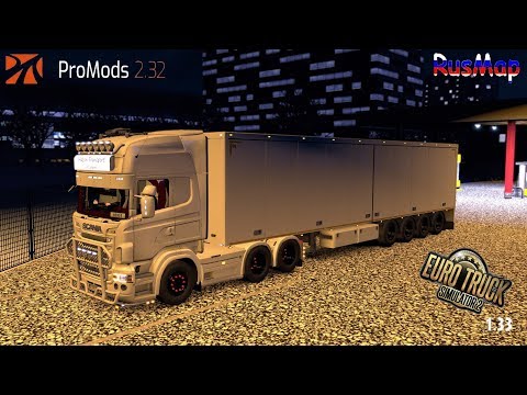 ETS2 1.33 I My Trucking Diary - Episode #36 I Obninsk to Moscow I Promods 2.32