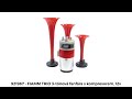 Fanfára 3-tónová 12V - s kompresorom FIAMM TRIO - Video Youtube