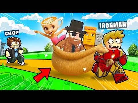 ROBLOX FROSTY TROLL AND STEALS CHOPS BRAINROT PETS AS IRONMAN