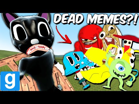 CARTOON CAT KILLED BY DEAD MEMES?! (Garry's Mod Sandbox)
