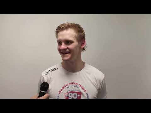 16. 8. 2023: Frenks Razgals po utkání HC RT TORAX Poruba 2011 – JKH GKS Jastrzębie (5:2)