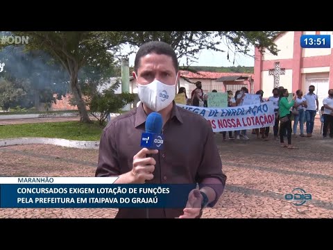 Concursados exigem lotação de funções pela Prefeitura em Itaipava do Grajaú 03 05 2021