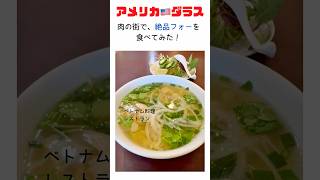 【アメリカ🇺🇸ダラス】肉の街で、絶品フォーを食べてみた！