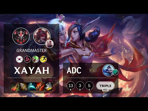 Xayah ADC vs Ashe - KR Grandmaster Patch 10.14