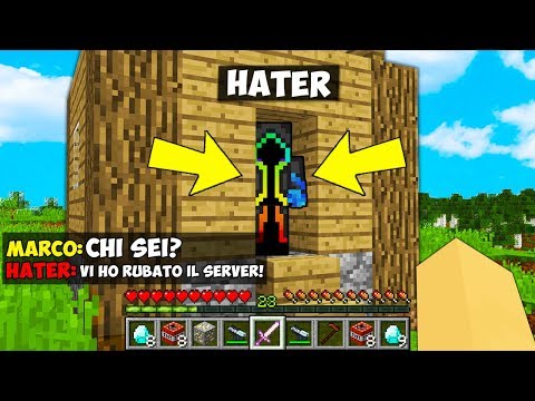 A HATER HAS ENTERED OUR SECRET WORLD! - Minecraft ITA