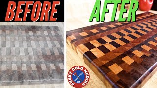 Restore your OLD cutting board | Cutting board cleaning hacks