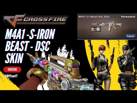 M4A1-S-IRON BEAST DSC SKIN! CROSSFIRE PHILIPPINES