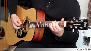 Video thumbnail for Cort AD810 acoustic guitar :: Demo, Soundcheck by Darek Wawrzyniak (Darius Wave)