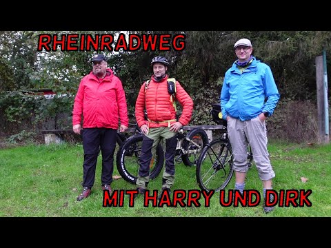 Rheinradweg mit Harry und Dirk