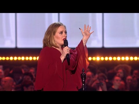 Adele wins BRITs Global Success Award  | The BRIT Awards 2016 thumnail