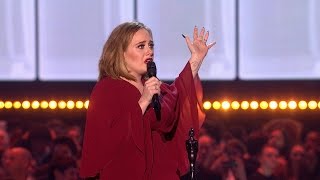 Adele wins BRITs Global Success Award  | The BRIT Awards 2016