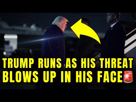 🚨Trump RUNS As His New Threat Just Got Met With STUNNING DEFIANCE