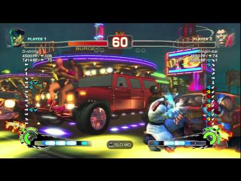 D-string (M.Bison) Vs onigiri-kai (Balrog) SSF4 AE Ranked Matches - PSN