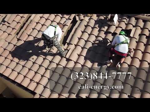 Installation of Panasonic Solar Energy System in Porter Ranch, CA