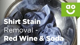 How to Remove a Red Wine Stain from Clothes | ao.com