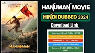 thumb for Hanuman Movie Download Link || Hanuman Movie Download Kaise Kare 2024 || South Hindi Dubbed Movie ||