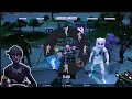 Emote Battle using Elite Agent Skin Making Toxic Renegade Raider Leave in Party Royale