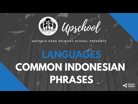 Languages: Common Indonesian Phrases