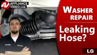 LG Washer Water Leak at Pump Hose — Diagnostic & Repair