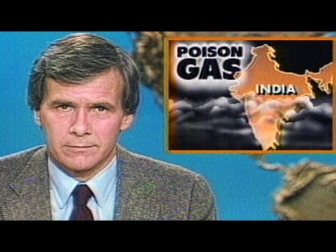 Union Carbide disaster in Bhopal, India - December 3, 1984