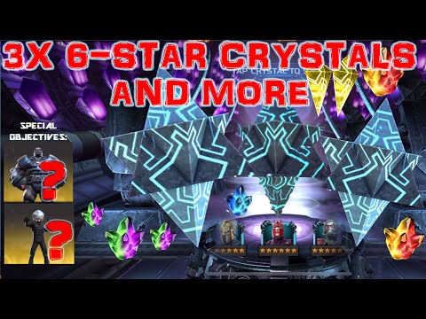 MCOC: CRYSTALS OPENING 3X 6-STAR CRYSTALS 7X DUAL CRYSTALS AND MORE