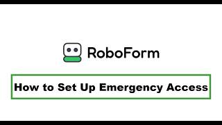How to Set Up Emergency Access